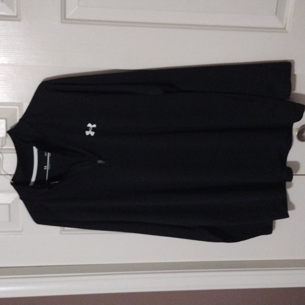 Men's, Large, Under Armour 1/4 Zip, Heat Gear, Black